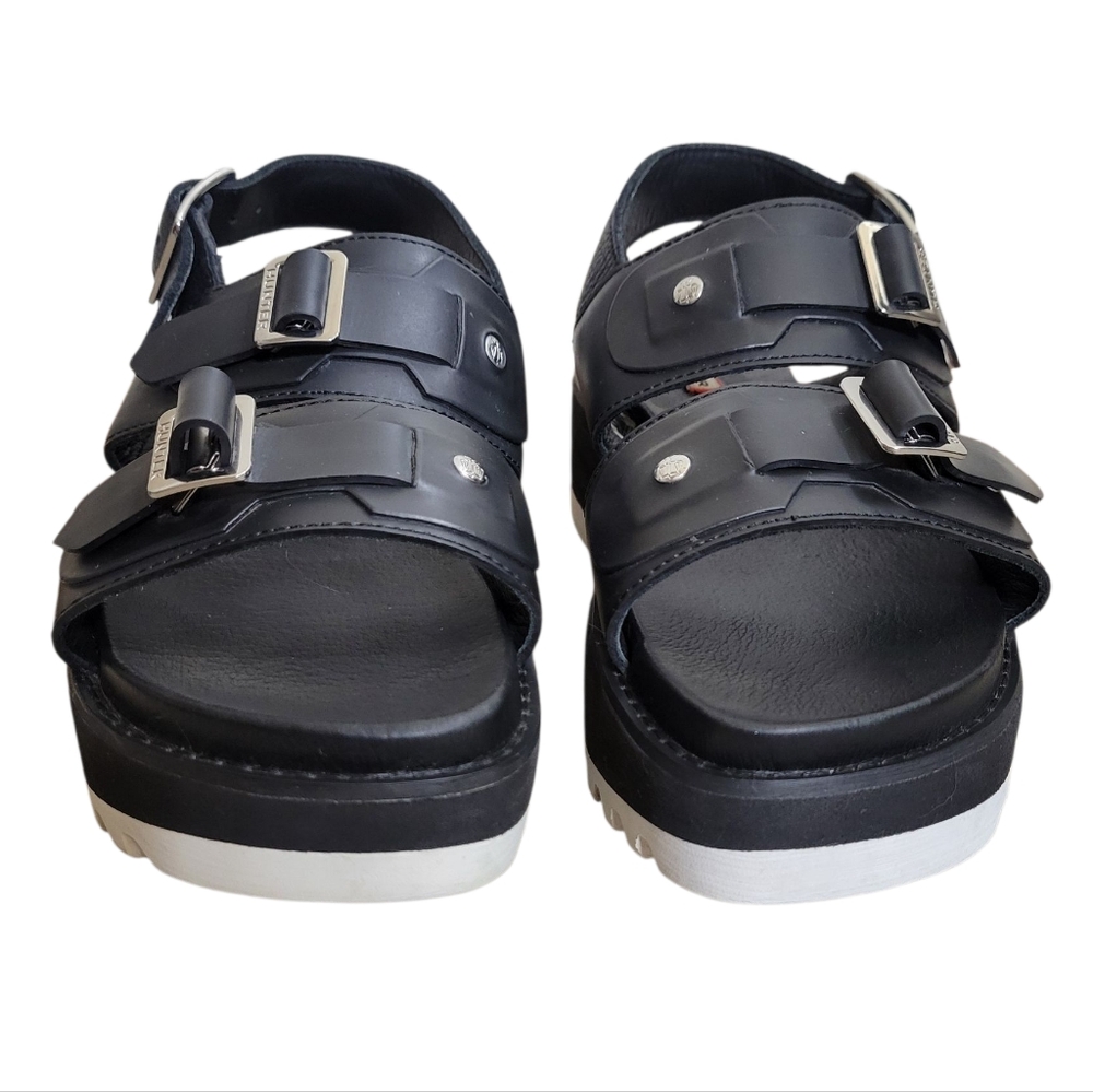 Hunter Double Buckle Chunky Platform Sandals - image 6